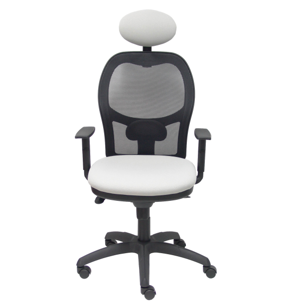 Fauteuil de Bureau Modèle Jorquera cabecero  Tissu BALI Gris Accoudoirs Réglables