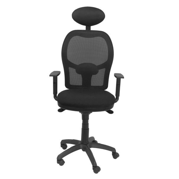 Fauteuil de Bureau Modèle Jorquera cabecero  Simili cuir Orange Accoudoirs Réglables