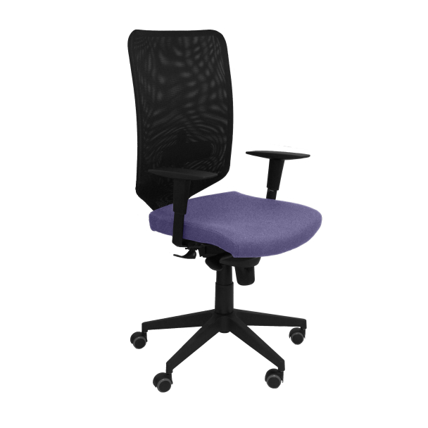 Fauteuil de Bureau Modèle Ossa Negra  Maille Blue Accoudoirs Réglables