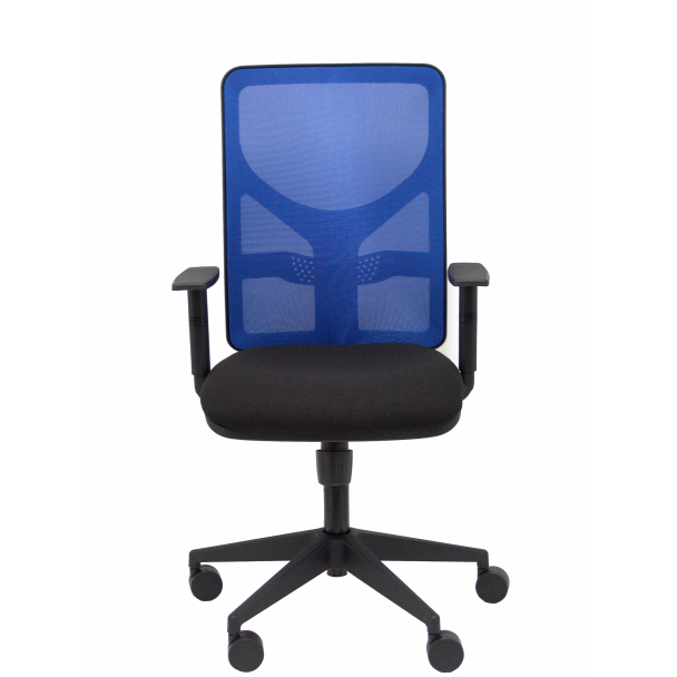 Motilla malha assento da cadeira azul preto bali braço ajustável