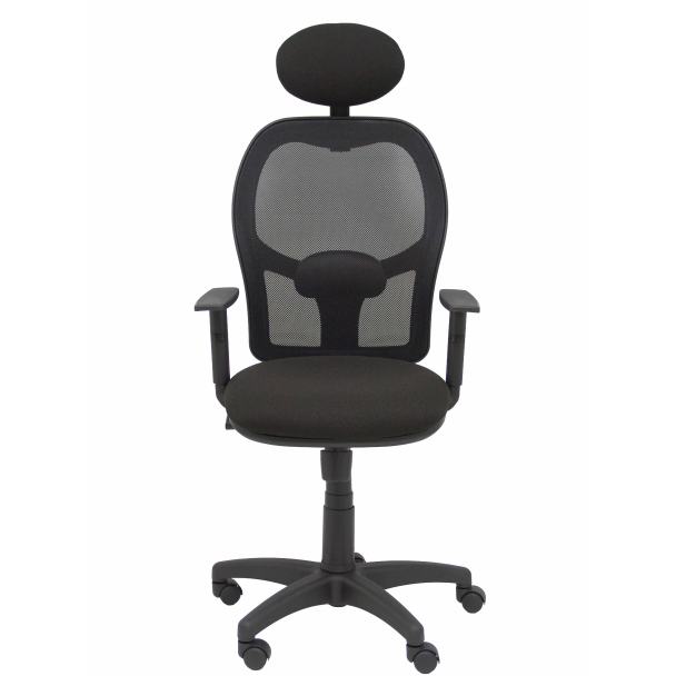 Alocén mesh chair seat bali black black adjustable arms fixed headboard