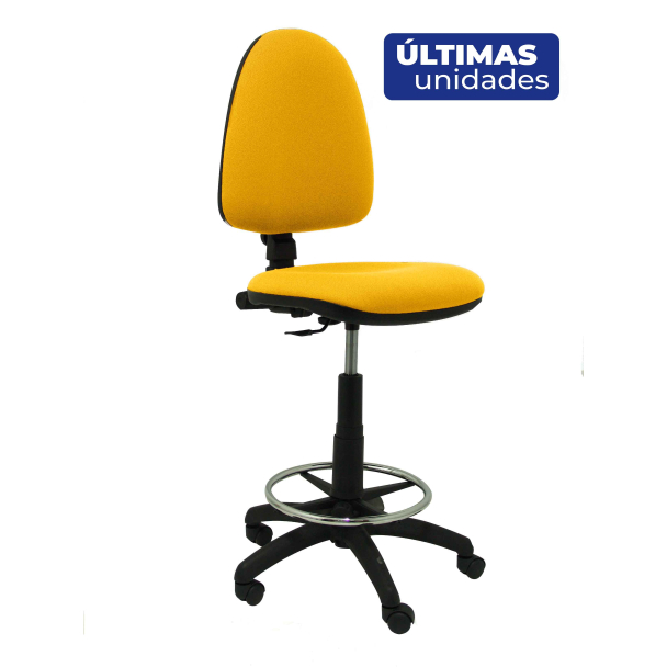 Tabouret Modèle Alarcón  Tissu BALI Jaune Sans Accoudoirs